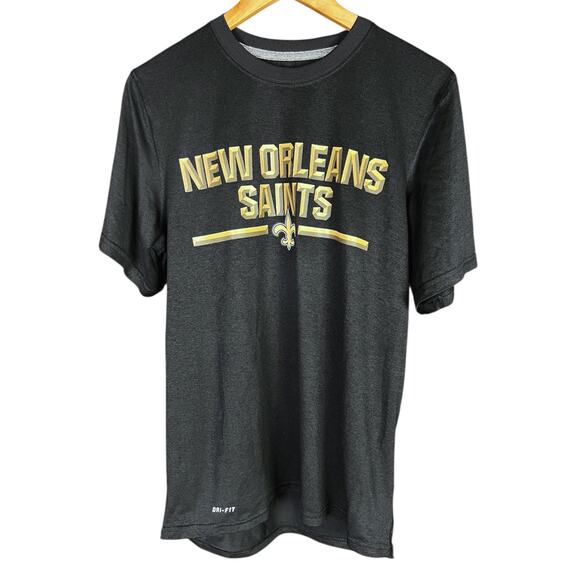 Men's New Orleans Saints NFL Team Apparel Nike Dri-Fit T-Shirt - S - $50 Retail - Picture 1 of 6